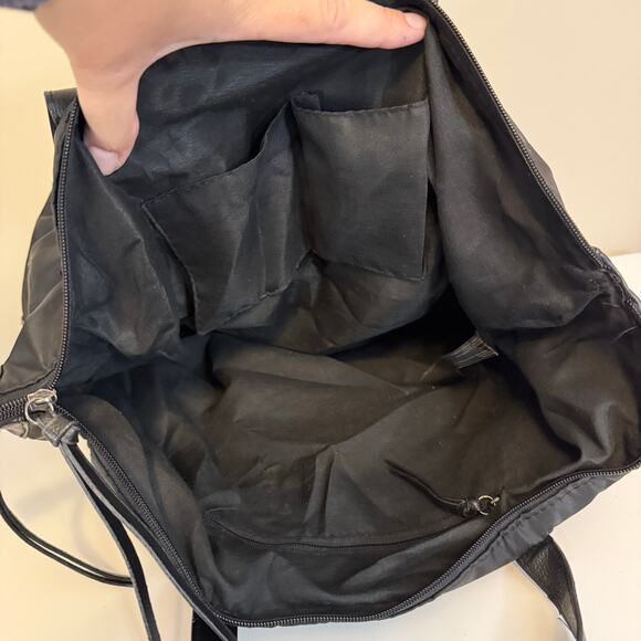 Botkier NY Bond Shoulder Tote Bag Black Work Office Classic Purse Vegan Leather - Picture 3 of 8